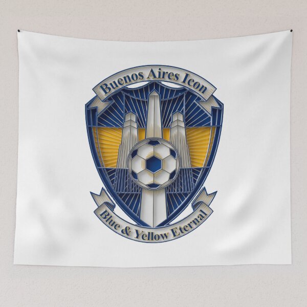 Item preview, Buenos Aires Heritage T-Shirt, Blue & Yellow Eternal Mug, Porteño City Pride Gift designed and sold by YMLux.