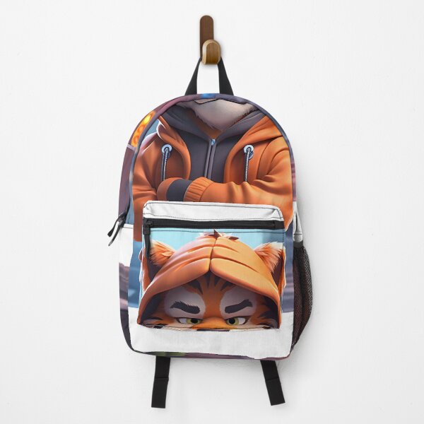 Item preview, Cool Streetwear Tiger in Orange Hoodie designed and sold by The Dragon’s Ink.