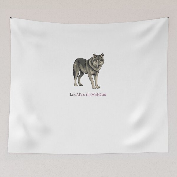 Item preview, Animal collection: the wolf, the wings of Mai-Lan designed and sold by Mai-Lan-Kelly.