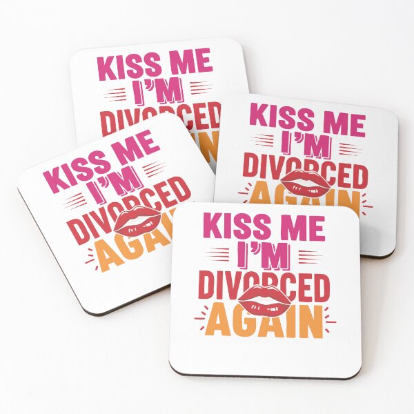 Item preview, Divorce Kiss Me Im Divorced Again Newly Divorced designed and sold by LuminOrb.