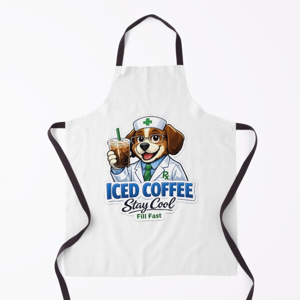 Item preview, Dog Pharmacist Iced Coffee Stay Cool Fill Fast Cute Pharmacist Coffee Lover Gift designed and sold by ClinicalHubs.