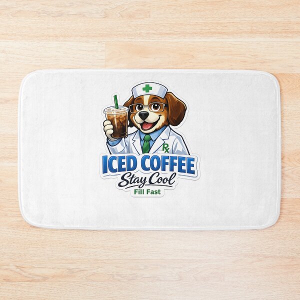 Item preview, Dog Pharmacist Iced Coffee Stay Cool Fill Fast Cute Pharmacist Coffee Lover Gift designed and sold by ClinicalHubs.