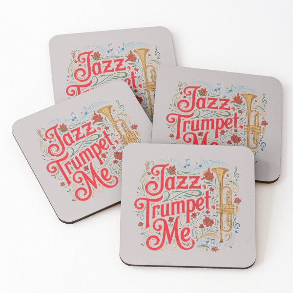 Item preview, Jazz, Trumpet & Me – Stylish Typography for Music Lovers designed and sold by Art-Arcade6.