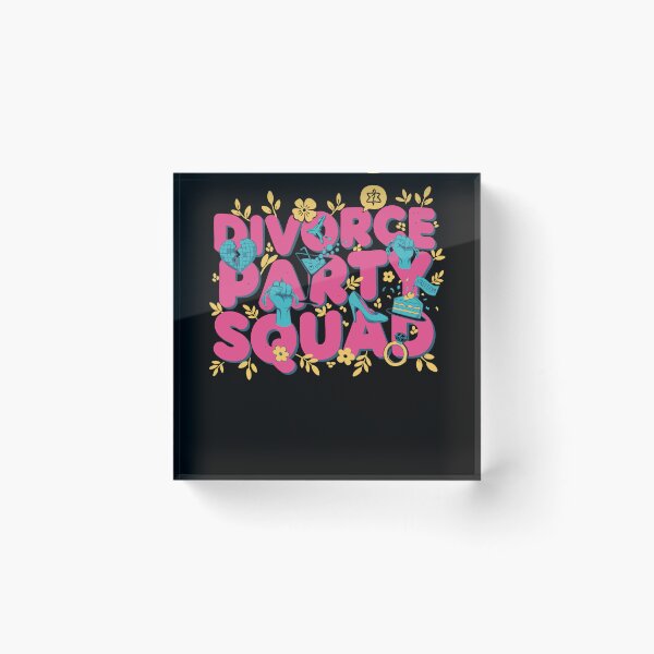 Item preview, Divorce Party Squad Newly Divorced Humor designed and sold by LuminOrb.