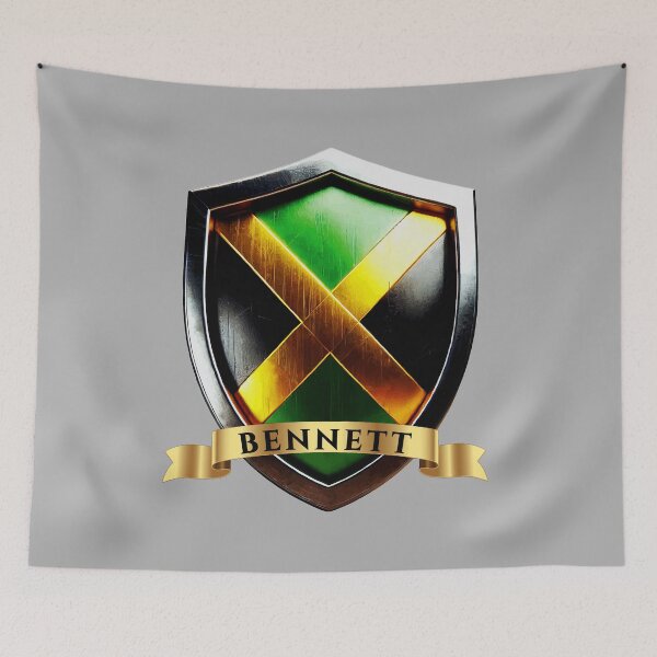 Item preview, Bennett Jamaica Family Name Shield designed and sold by Highlandkings.