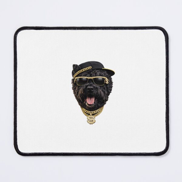 Item preview, Rapper Black Russian Terrier – Hip Hop Style Dog, Cool Street Dog Art designed and sold by DogYouChose.