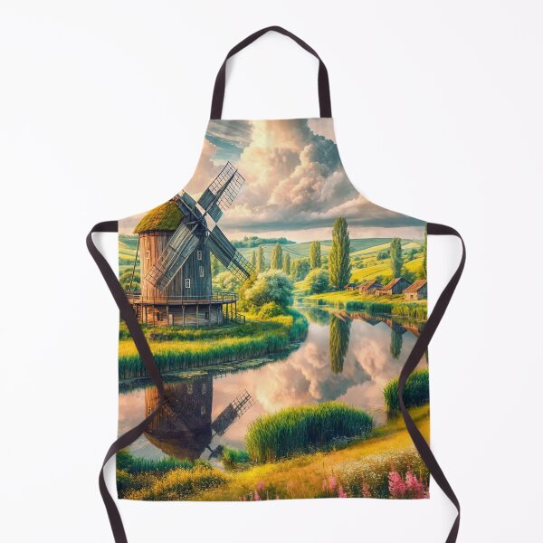 Item preview, Forgotten settlement by the river designed and sold by Undersea Ai Art.