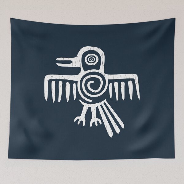 Item preview, Aztec Bird Drawing designed and sold by dk80.