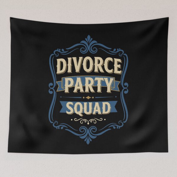 Item preview, Divorce Party Squad Finally Divorced Newly designed and sold by LuminOrb.