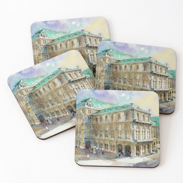 Item preview, Vienna State Opera House Watercolor designed and sold by caracatita75.