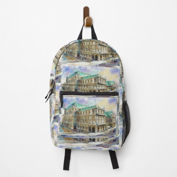 Item preview, Vienna State Opera House Watercolor designed and sold by caracatita75.
