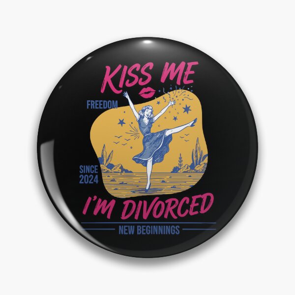 Item preview, Divorce Kiss Me Im Divorced Finally Divorced designed and sold by LuminOrb.