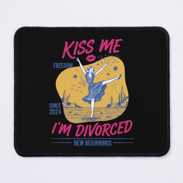 Item preview, Divorce Kiss Me Im Divorced Finally Divorced designed and sold by LuminOrb.
