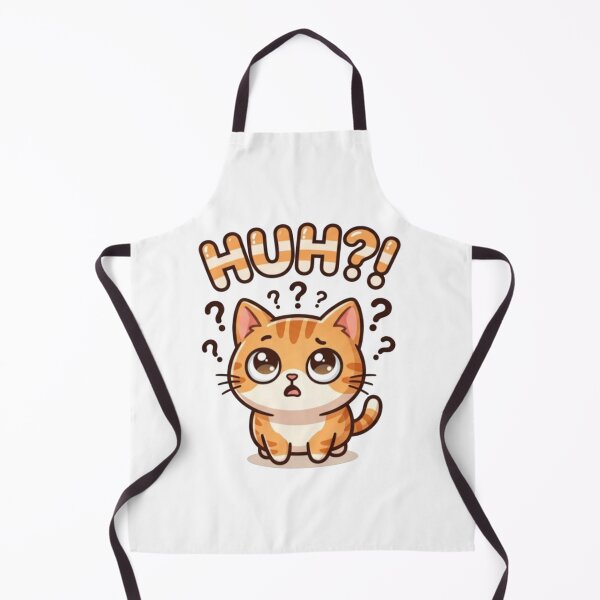 Item preview, HUH?! Confused Orange Cat Meme Sticker designed and sold by nishaaa2111.