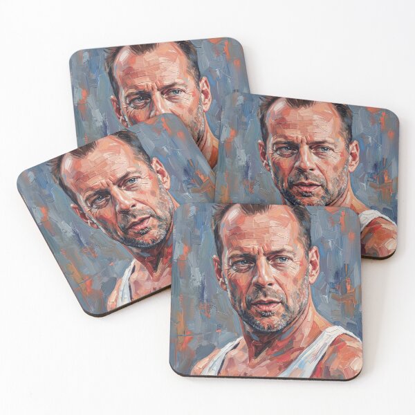 Item preview, Portrait Painting of Bruce Willis designed and sold by davidelder.