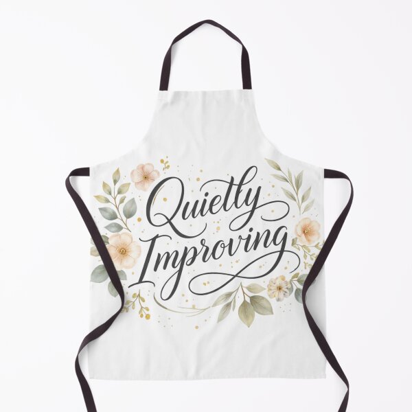 Item preview, Quietly Improving Minimal Aesthetic Typography Design designed and sold by Sanika arts .