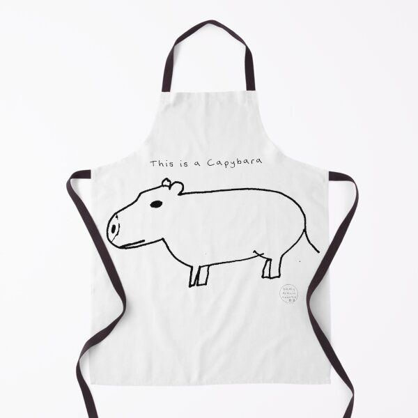 Item preview, This is a Capybara - Badly Drawn Animals designed and sold by Badly Drawn Animals.