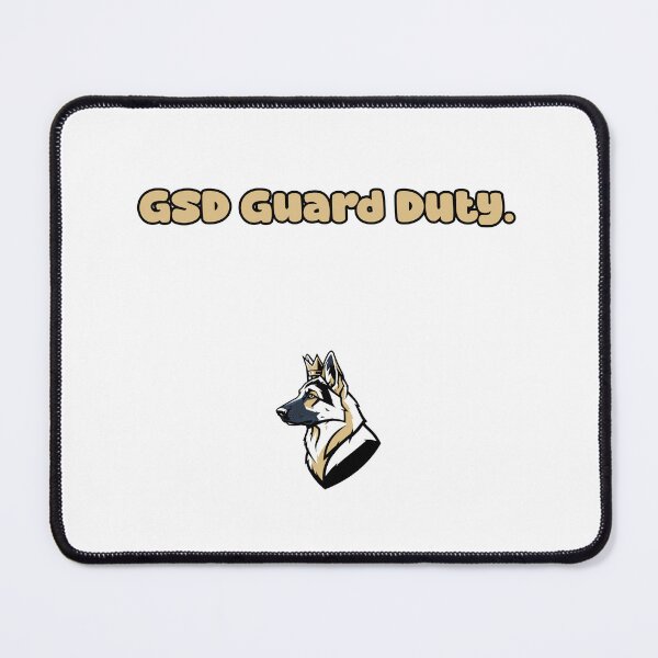 Item preview, GSD Guard Duty German Shepherd Protector Design designed and sold by NatureUnleashed.
