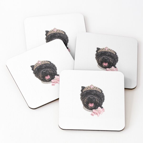 Item preview, Princess Sonya Black Russian Terrier – Royal Dog Queen, Elegant Terrier Art designed and sold by DogYouChose.