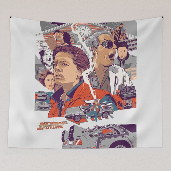 Item preview, Vintage Classic Car Delorean Design Art_ designed and sold by PrintCarClub.