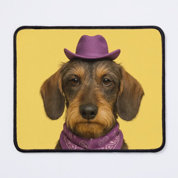 Item preview, Cowboy Dachshund designed and sold by BarkandProsper.
