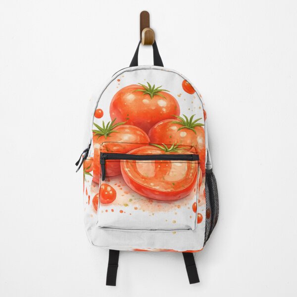 Artikelvorschau, Aquarellillustration: Saftiger Tomatenspritzer entworfen und verkauft von blankTeeShirt.
