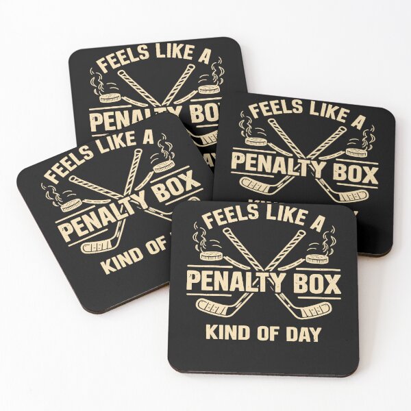 Item preview, Feels Like A Penalty Box Kind Of Day Hockey Art designed and sold by margamPagenberg.