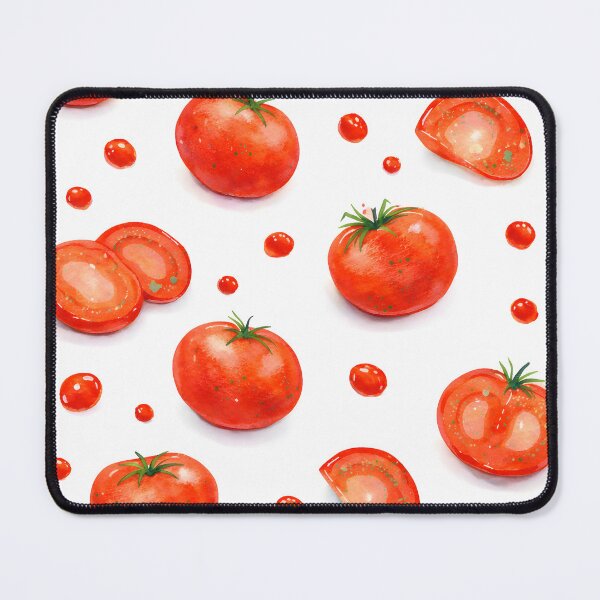 Item preview, Juicy Tomato Pattern – Fresh Watercolor Kitchen Vibes designed and sold by blankTeeShirt.
