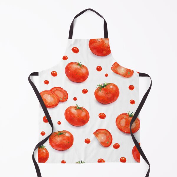 Item preview, Juicy Tomato Pattern – Fresh Watercolor Kitchen Vibes designed and sold by blankTeeShirt.