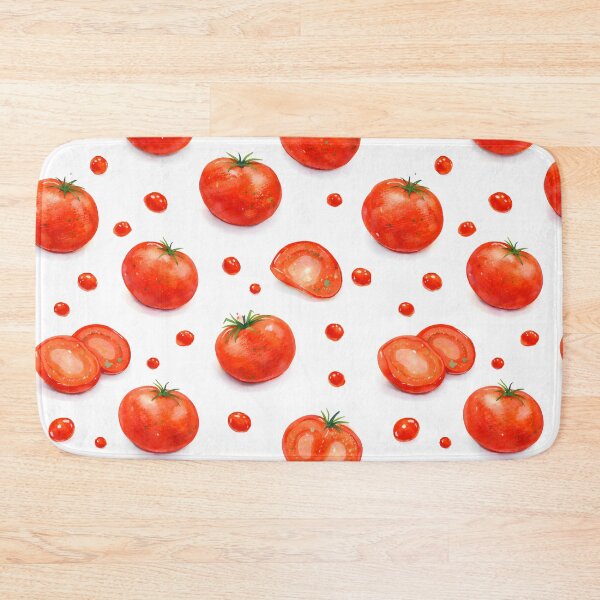 Item preview, Juicy Tomato Pattern – Fresh Watercolor Kitchen Vibes designed and sold by blankTeeShirt.
