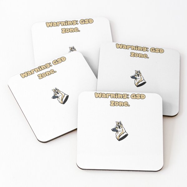 Item preview, Advertencia: Zona GSD (Humor de dueños de pastores alemanes) designed and sold by NatureUnleashed.