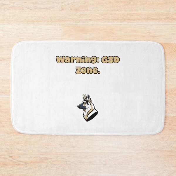 Item preview, Warning GSD Zone German Shepherd Owner Humor designed and sold by NatureUnleashed.