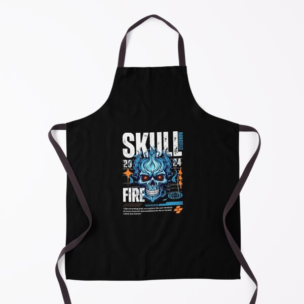 Item preview, Skull on Fire Graphic T-Shirt | Burning Skull Design | Dark Aesthetic Flame Skull Art 2024 designed and sold by PixelVibe Art.