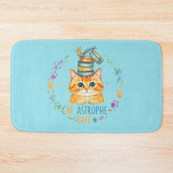 Item preview, Cat Astrophe Café Cute Kitten designed and sold by StickyDelights.