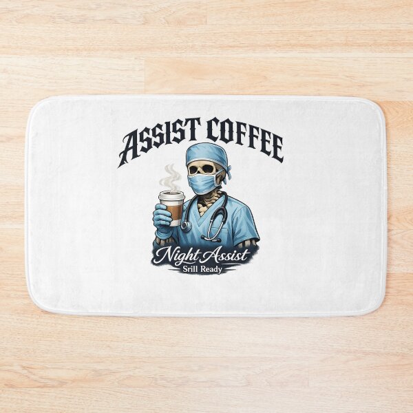 Item preview, Skeleton Medical Assistant Surgeon Coffee Night Assist Still Ready Healthcare Coffee Lover Gift designed and sold by ClinicalHubs.