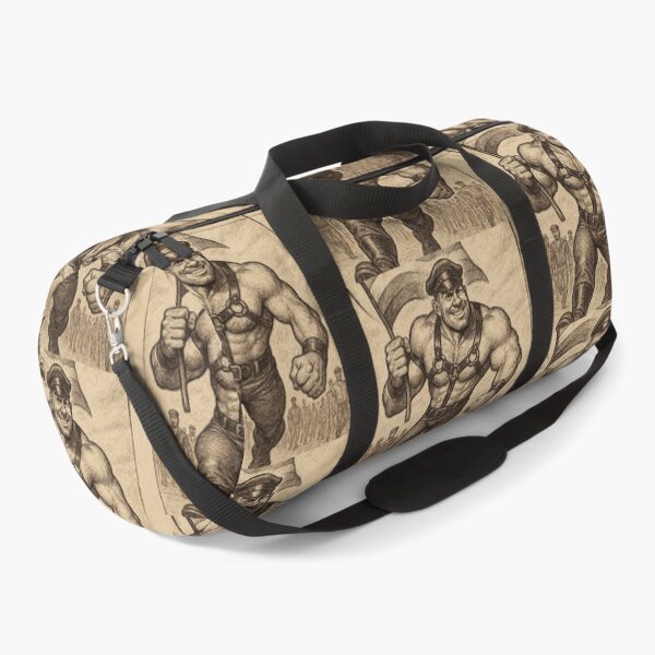 Item preview, Gay Daddy Leading the ChargeTom of Finland Tribute Charcoal Sketch Gay Pride Art Design designed and sold by ItsAKinkThing.
