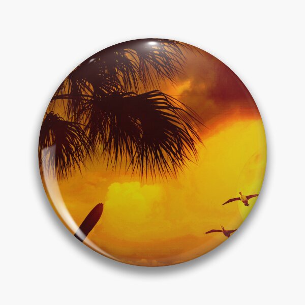 Item preview, Tropical Twilight, Cormorants Cross the Moon designed and sold by AMacGPhilly.