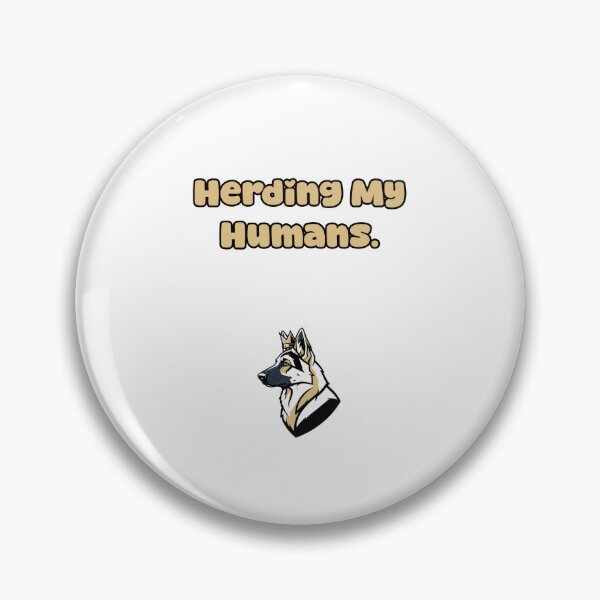 Item preview, Herding My Humans Funny Dog Owner Humor Design designed and sold by NatureUnleashed.