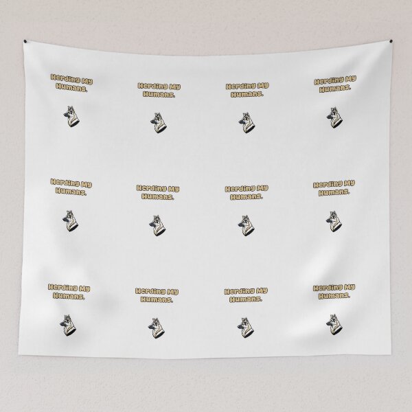 Item preview, Herding My Humans Funny Dog Owner Humor Design designed and sold by NatureUnleashed.