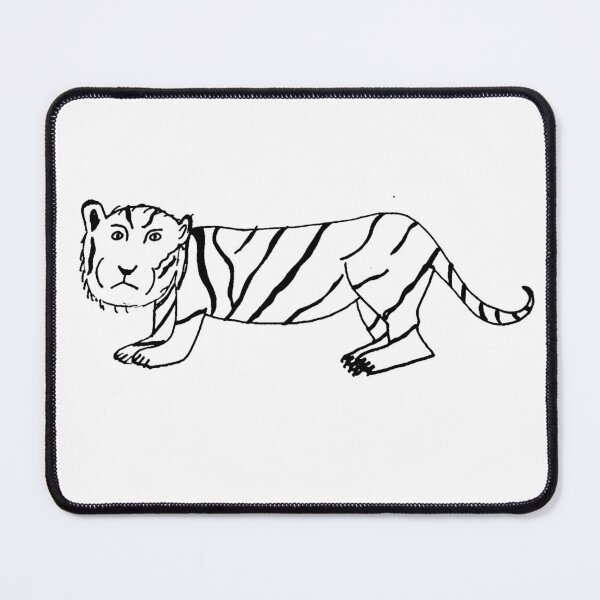 Item preview, Weird Tiger - Funny Badly Drawn Animals designed and sold by Badly Drawn Animals.