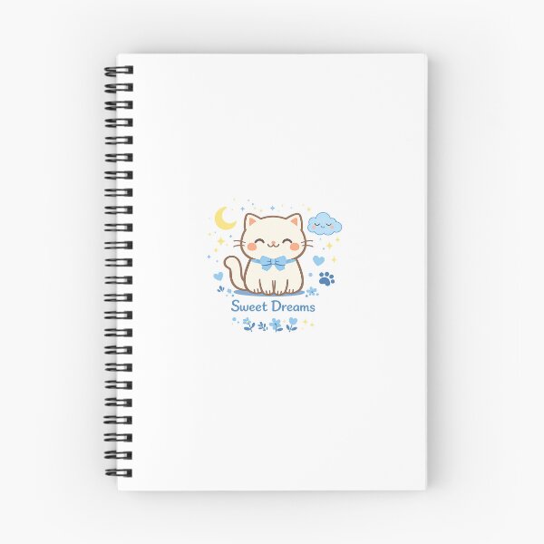 Item preview, Cute Sleeping Cat – Sweet Dreams Kawaii Aesthetic Design designed and sold by .onemoredesign..
