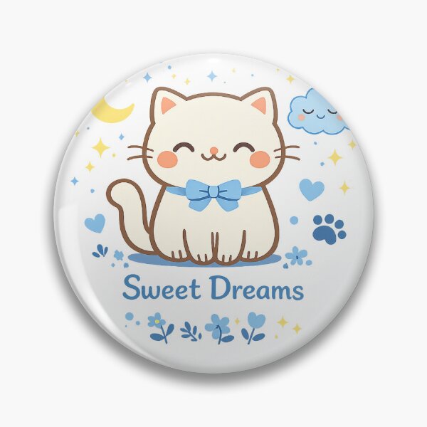 Item preview, Cute Sleeping Cat – Sweet Dreams Kawaii Aesthetic Design designed and sold by .onemoredesign..