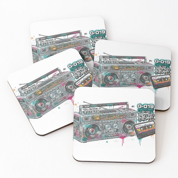 Item preview, G-019: Anatomy of the Retro Beat - RAL Archive (Boombox & Tape) designed and sold by RewindArtLab.
