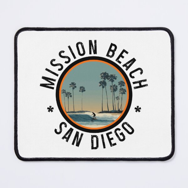Item preview, Mission Beach - San Diego (with Black Lettering) designed and sold by VelvetRoom.