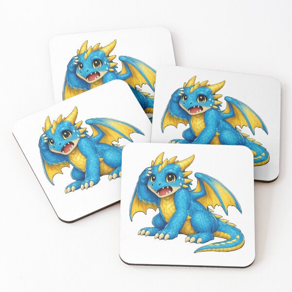 Artikelvorschau, Überforderter Babydrache – Niedlicher, besorgter Fantasy-Drache entworfen und verkauft von Hatchling Hollow.