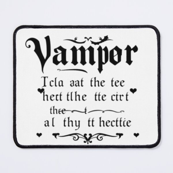 Item preview, Vampire Gothic Poem Vintage Dark Aesthetic designed and sold by LIVE_FREE.