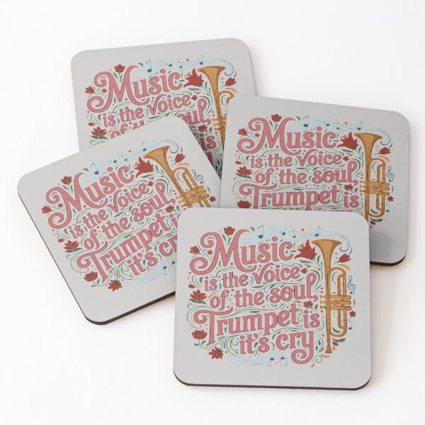 Item preview, Music is Soul's Voice Trumpet is Cry - World Music Day Art Tribute Tytuł designed and sold by Art-Arcade6.