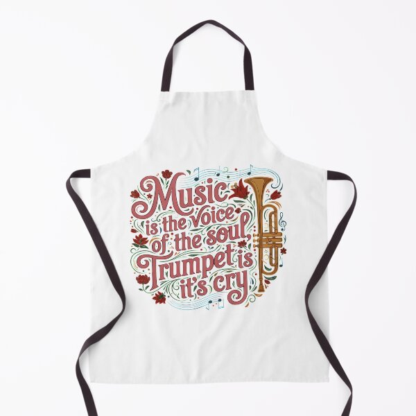 Item preview, Music is Soul's Voice Trumpet is Cry - World Music Day Art Tribute Tytuł designed and sold by Art-Arcade6.