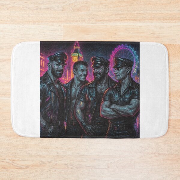 Item preview, London Leather Daddies Live On Colorsplash Sketch Gay Pride Art Design designed and sold by ItsAKinkThing.