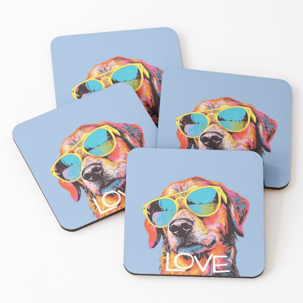 Item preview, Simply love rainbow dog designed and sold by Teacuppupdesign.